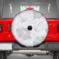 Samoa Lotu Tamaiti Spare Tire Cover White Sun Day Beauty Hibiscus Ver01