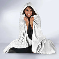 Samoa Lotu Tamaiti Hooded Blanket White Sun Day Beauty Hibiscus Ver02