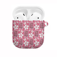 Give Cancer The Boot Pink Cowgirl AirPods Case Western Aloha Hibiscus Paniolo Heritage Floral LT9 Pink - Polynesian Pride