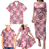 Give Cancer The Boot Pink Cowgirl Family Matching Puletasi and Hawaiian Shirt Western Aloha Hibiscus Paniolo Heritage Floral LT9 - Polynesian Pride