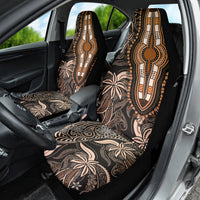Polynesia Dashiki Car Seat Cover Polynesia and Africa Traditional Special Together Gold LT9 - Polynesian Pride