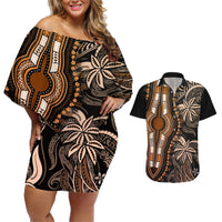 polynesia-dashiki-couples-matching-off-shoulder-short-dress-and-hawaiian-shirt-polynesia-and-africa-traditional-special-together-gold
