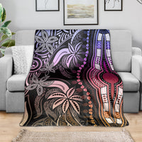 Polynesia Dashiki Blanket Polynesia and Africa Traditional Special Together Pastel LT9 - Polynesian Pride