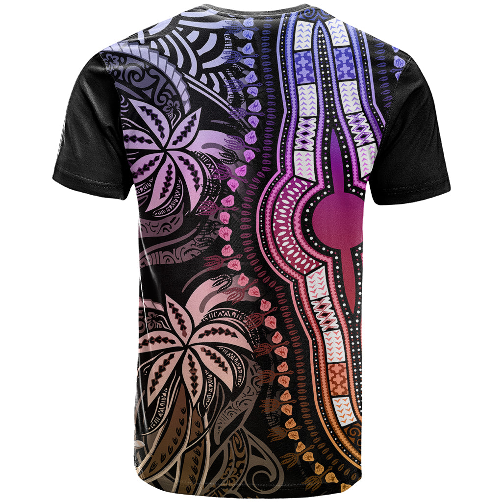 Polynesia Dashiki T Shirt Polynesia and Africa Traditional Special Together Pastel LT9 - Polynesian Pride