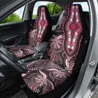 Polynesia Dashiki Car Seat Cover Polynesia and Africa Traditional Special Together Pink LT9 - Polynesian Pride