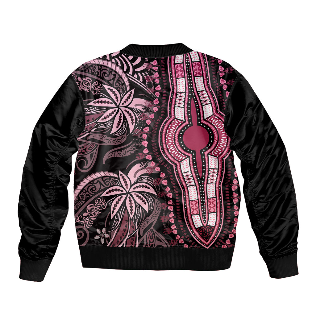 polynesia-dashiki-sleeve-zip-bomber-jacket-polynesia-and-africa-traditional-special-together-pink