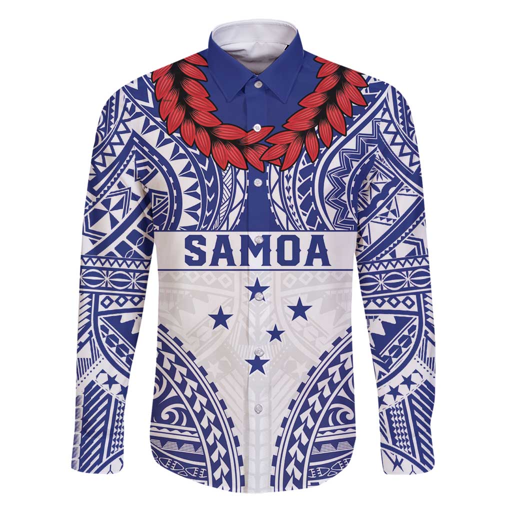Personalised Toa Samoa Rugby Spirit Family Matching Summer Maxi Dress and Hawaiian Shirt White Samoan Tribal Pattern - Polynesian Pride