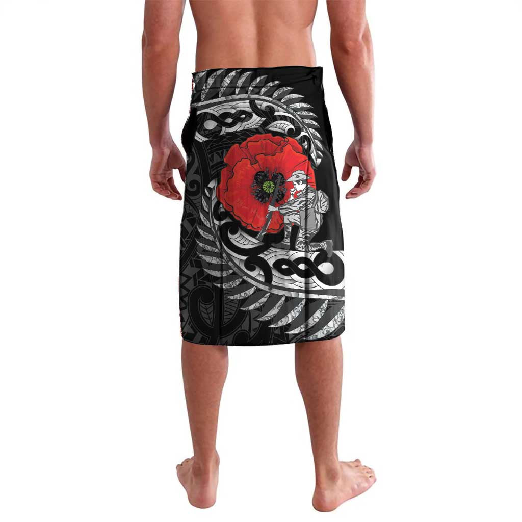 ANZAC Day Aotearoa Silver Fern Maori Personalised Lavalava