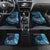 New Zealand Darts Personalised Car Mats Aotearoa Silver Fern Blue Papua Shell Spirit