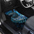 New Zealand Darts Personalised Car Mats Aotearoa Silver Fern Blue Papua Shell Spirit