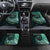 New Zealand Darts Personalised Car Mats Aotearoa Silver Fern Green Papua Shell Spirit