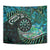 New Zealand Darts Personalised Tapestry Aotearoa Silver Fern Green Papua Shell Spirit