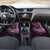 New Zealand Darts Personalised Car Mats Aotearoa Silver Fern Pink Papua Shell Spirit