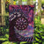New Zealand Darts Personalised Garden Flag Aotearoa Silver Fern Pink Papua Shell Spirit