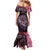 New Zealand Darts Personalised Mermaid Dress Aotearoa Silver Fern Pink Papua Shell Spirit