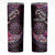 New Zealand Darts Personalised Skinny Tumbler Aotearoa Silver Fern Pink Papua Shell Spirit
