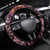 New Zealand Darts Steering Wheel Cover Aotearoa Silver Fern Pink Papua Shell Spirit