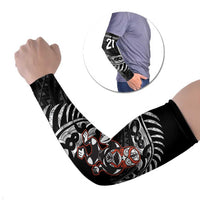New Zealand Indigenous-Maori Rugby Custom Arm Sleeves - Polynesian Pride