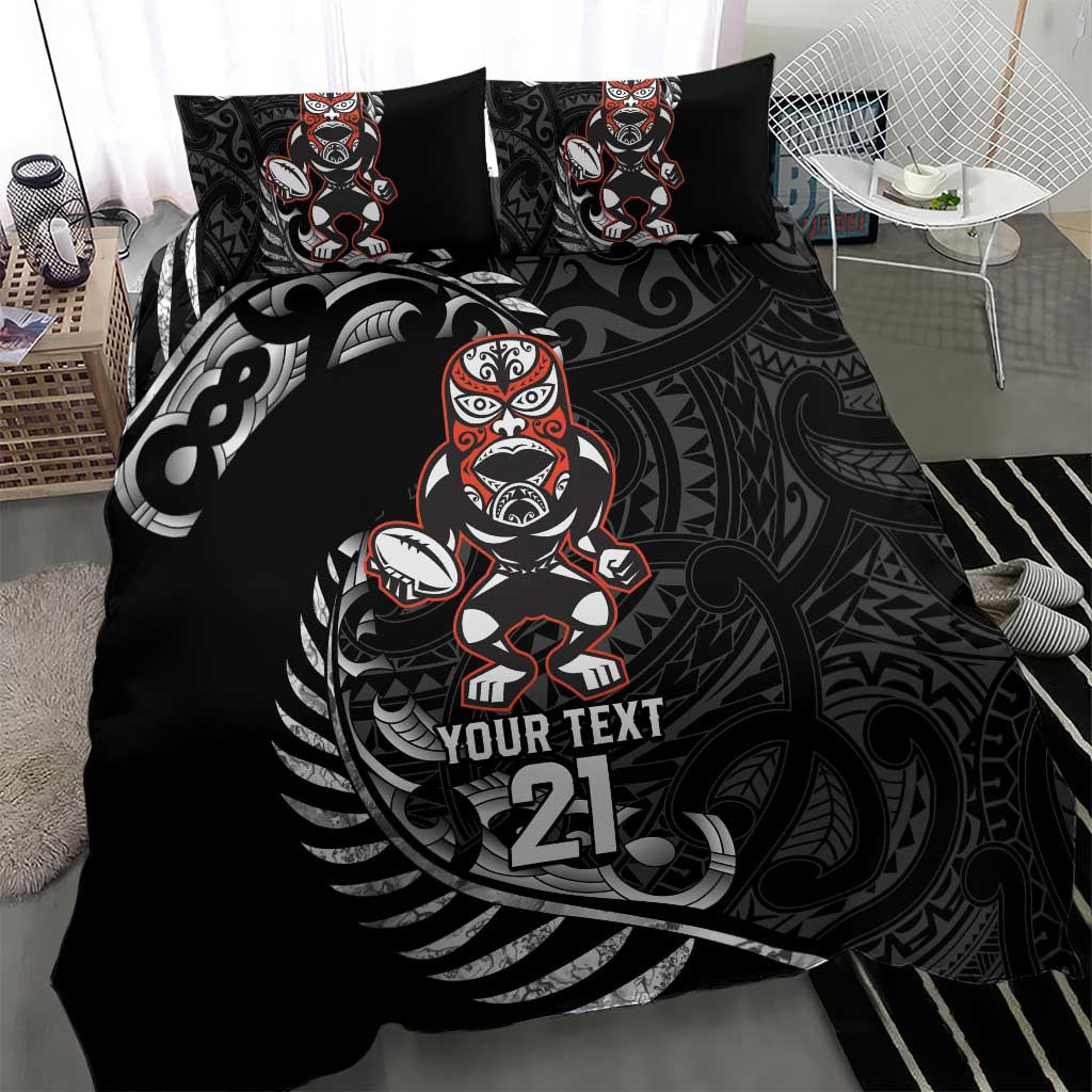 New Zealand Indigenous-Maori Rugby Custom Bedding Set