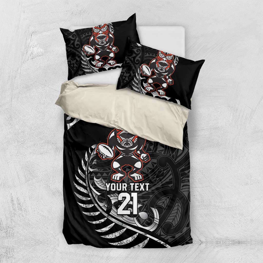 New Zealand Indigenous-Maori Rugby Custom Bedding Set