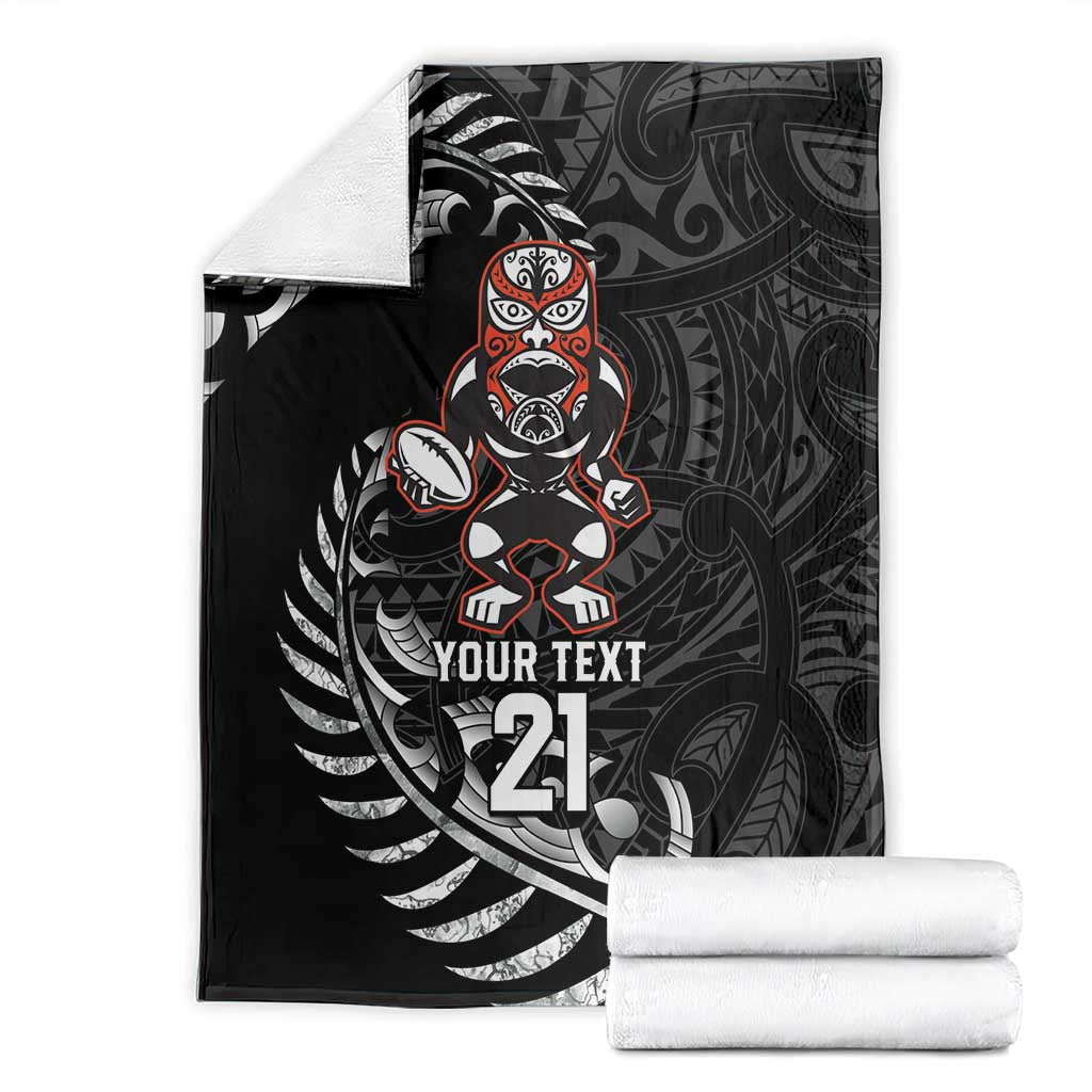 New Zealand Indigenous-Maori Rugby Custom Blanket