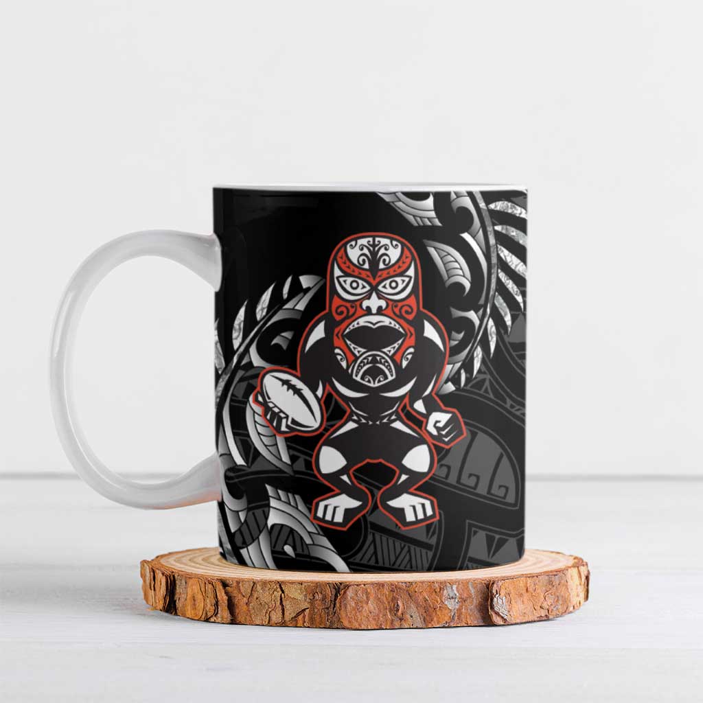 New Zealand Indigenous-Maori Rugby Custom Ceramic Mug - Polynesian Pride