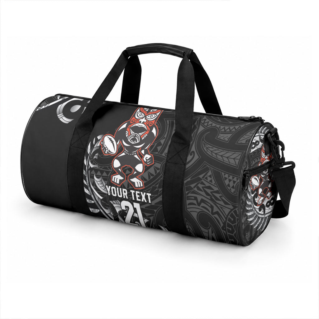 New Zealand Indigenous-Maori Rugby Custom Duffle Bag LT9 - Polynesian Pride