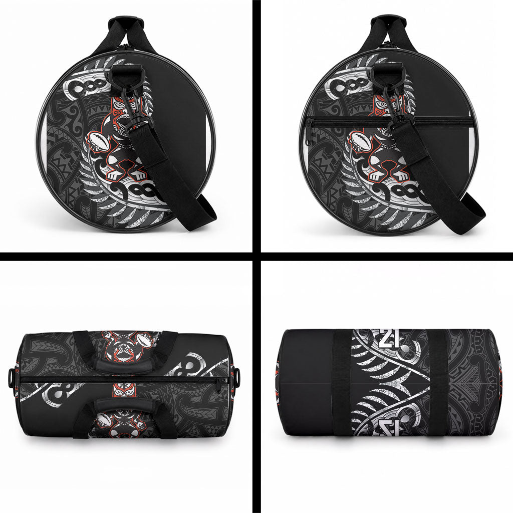 New Zealand Indigenous-Maori Rugby Custom Duffle Bag LT9 - Polynesian Pride