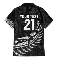 New Zealand Indigenous-Maori Rugby Custom Family Matching Mermaid Dress and Hawaiian Shirt