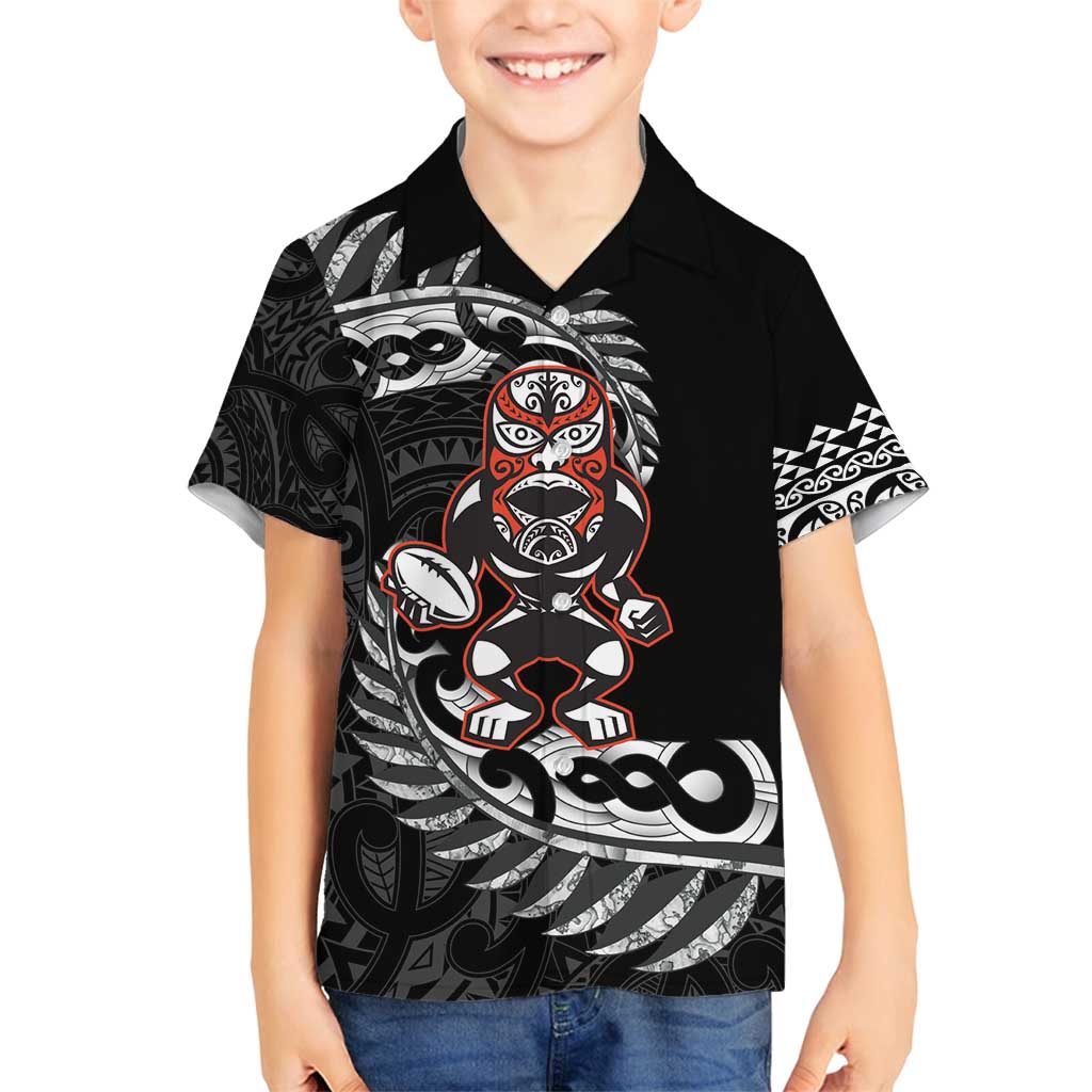 New Zealand Indigenous-Maori Rugby Custom Family Matching Puletasi and Hawaiian Shirt