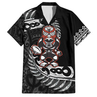 New Zealand Indigenous-Maori Rugby Custom Family Matching Tank Maxi Dress and Hawaiian Shirt