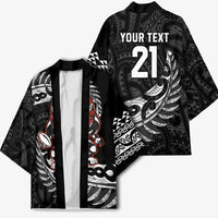 New Zealand Indigenous-Maori Rugby Custom Kimono - Polynesian Pride