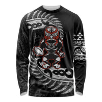 New Zealand Indigenous-Maori Rugby Custom Long Sleeve Shirt