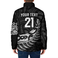 New Zealand Indigenous-Maori Rugby Custom Padded Jacket - Polynesian Pride