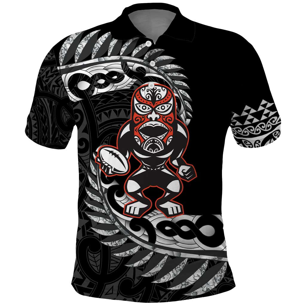 New Zealand Indigenous-Maori Rugby Custom Polo Shirt