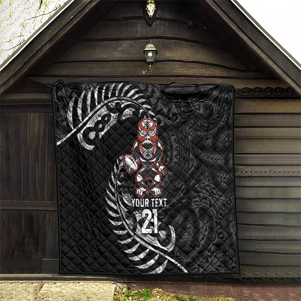 New Zealand Indigenous-Maori Rugby Custom Quilt