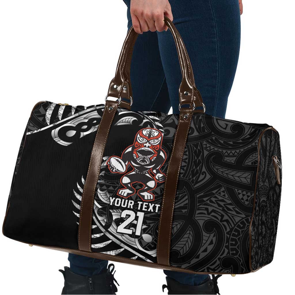 New Zealand Indigenous-Maori Rugby Custom Travel Bag - Polynesian Pride