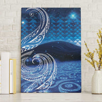 New Zealand Matariki Canvas Wall Art Taniko Aramoana With Koru Galaxy Sky Night