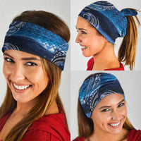 New Zealand Matariki Neck Gaiter Taniko Aramoana With Koru Galaxy Sky Night - Polynesian Pride