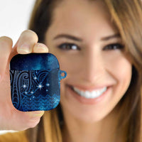 New Zealand Matariki AirPods Case Taniko Aramoana With Maori Galaxy Sky Night - Polynesian Pride