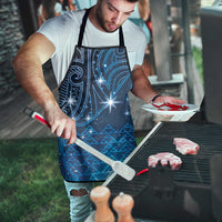 New Zealand Matariki Apron Taniko Aramoana With Maori Galaxy Sky Night LT9 - Polynesian Pride