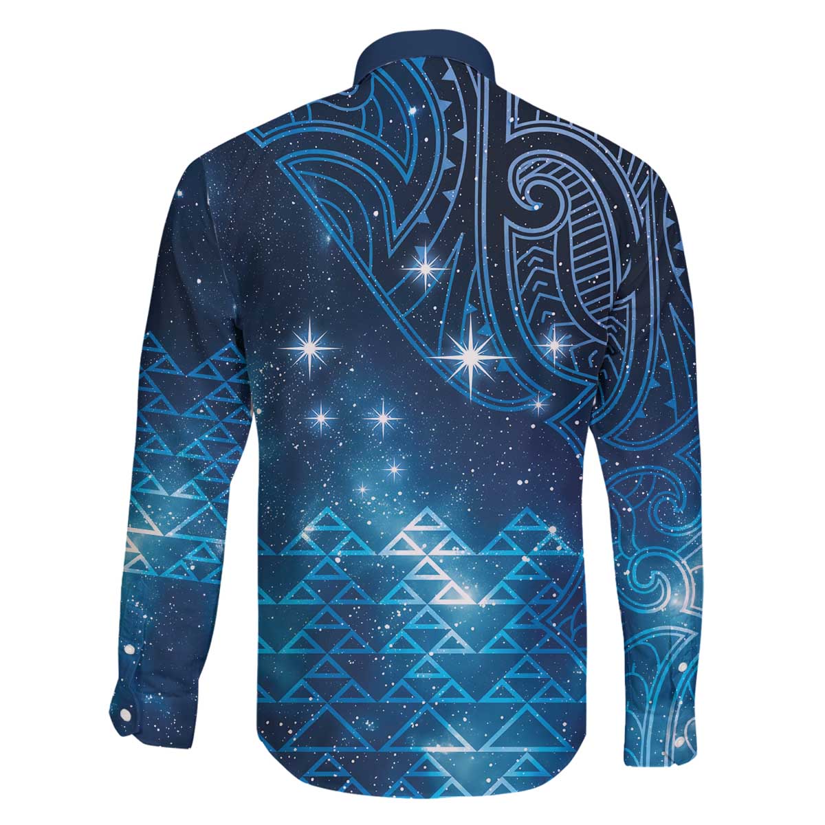 New Zealand Matariki Family Matching Off The Shoulder Long Sleeve Dress and Hawaiian Shirt Taniko Aramoana With Maori Galaxy Sky Night