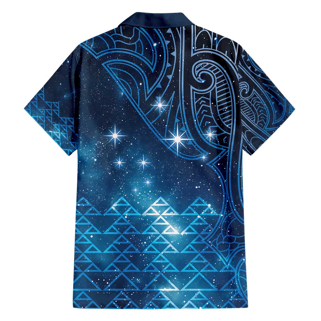 New Zealand Matariki Hawaiian Shirt Taniko Aramoana With Maori Galaxy Sky Night