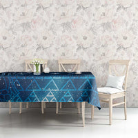 New Zealand Matariki Tablecloth Taniko Aramoana With Maori Galaxy Sky Night