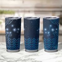 New Zealand Matariki Tumbler Cup Taniko Aramoana With Maori Galaxy Sky Night