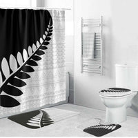 New Zealand Silver Fern Niho Taniwha Bathroom Set - Polynesian Pride
