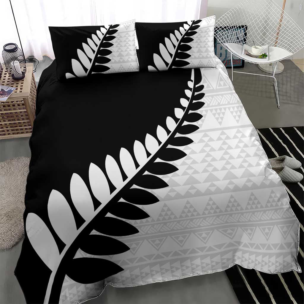 New Zealand Silver Fern Niho Taniwha Bedding Set