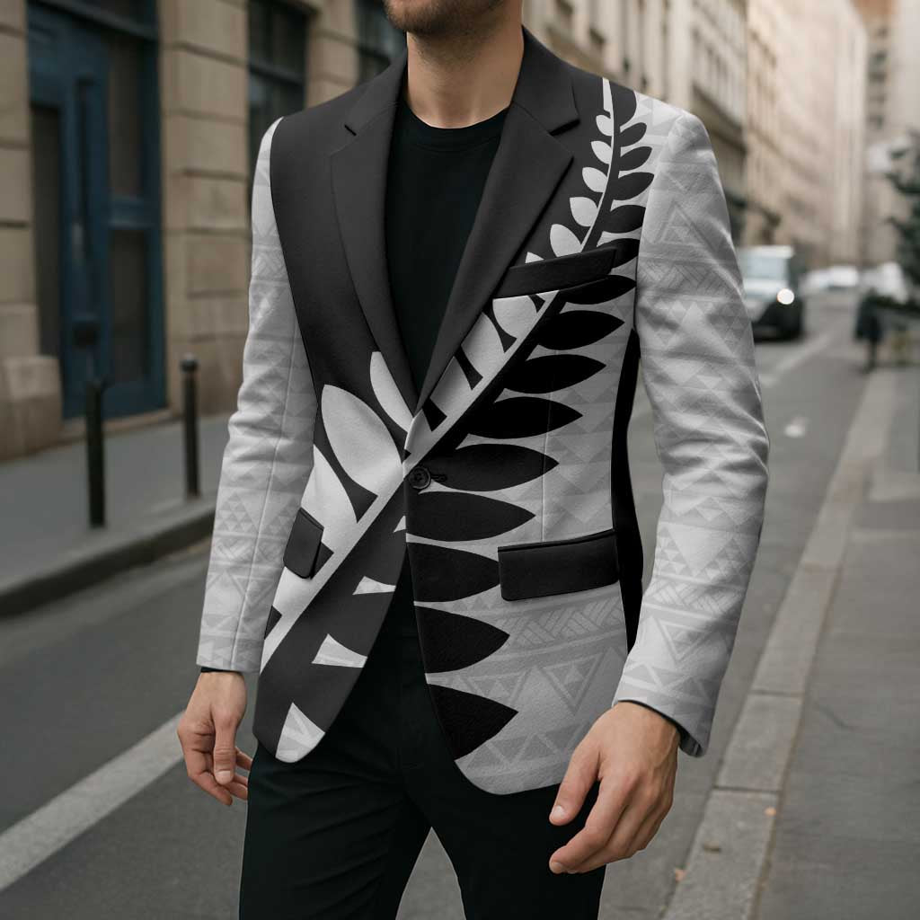 New Zealand Silver Fern Niho Taniwha Blazer - Polynesian Pride