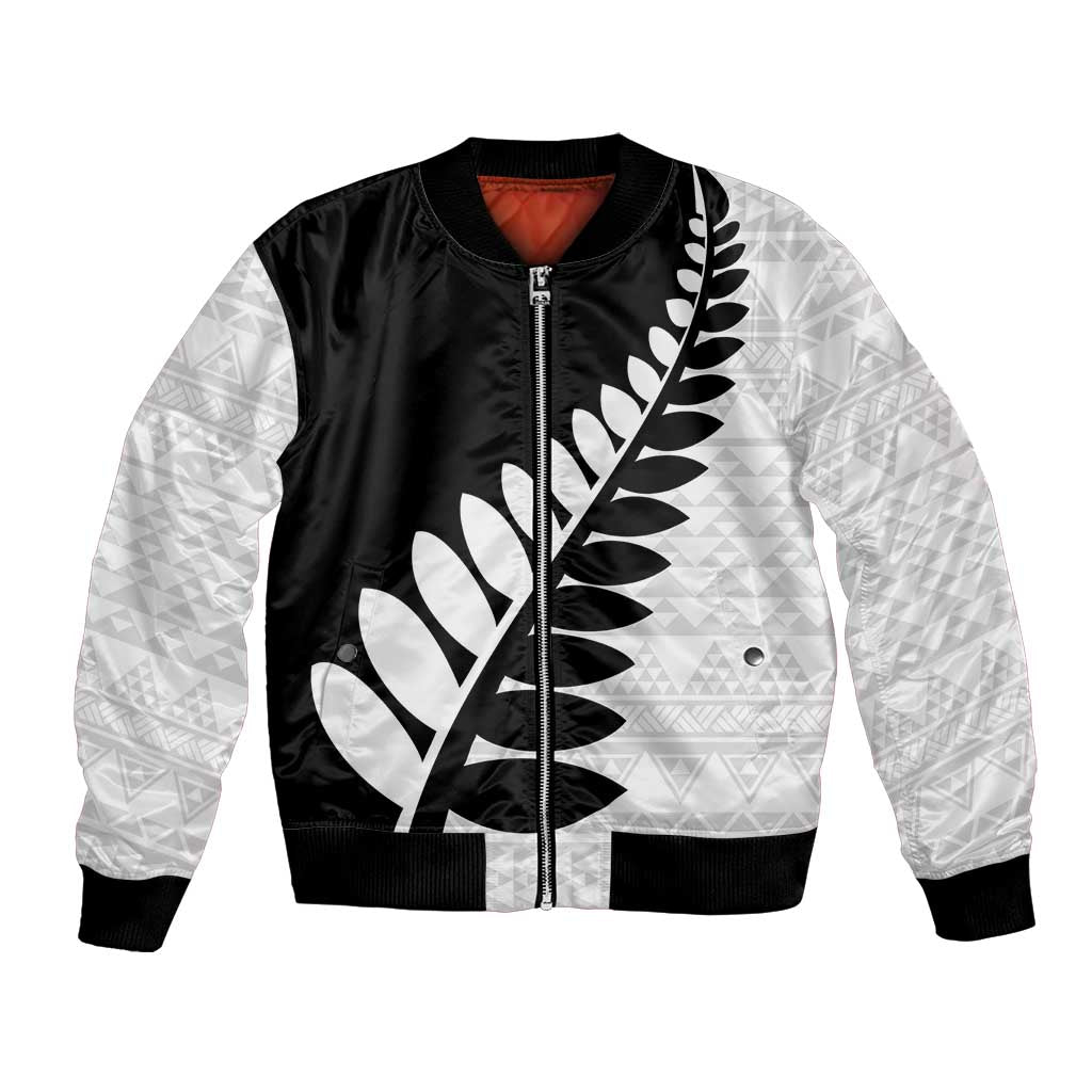 New Zealand Silver Fern Niho Taniwha Bomber Jacket