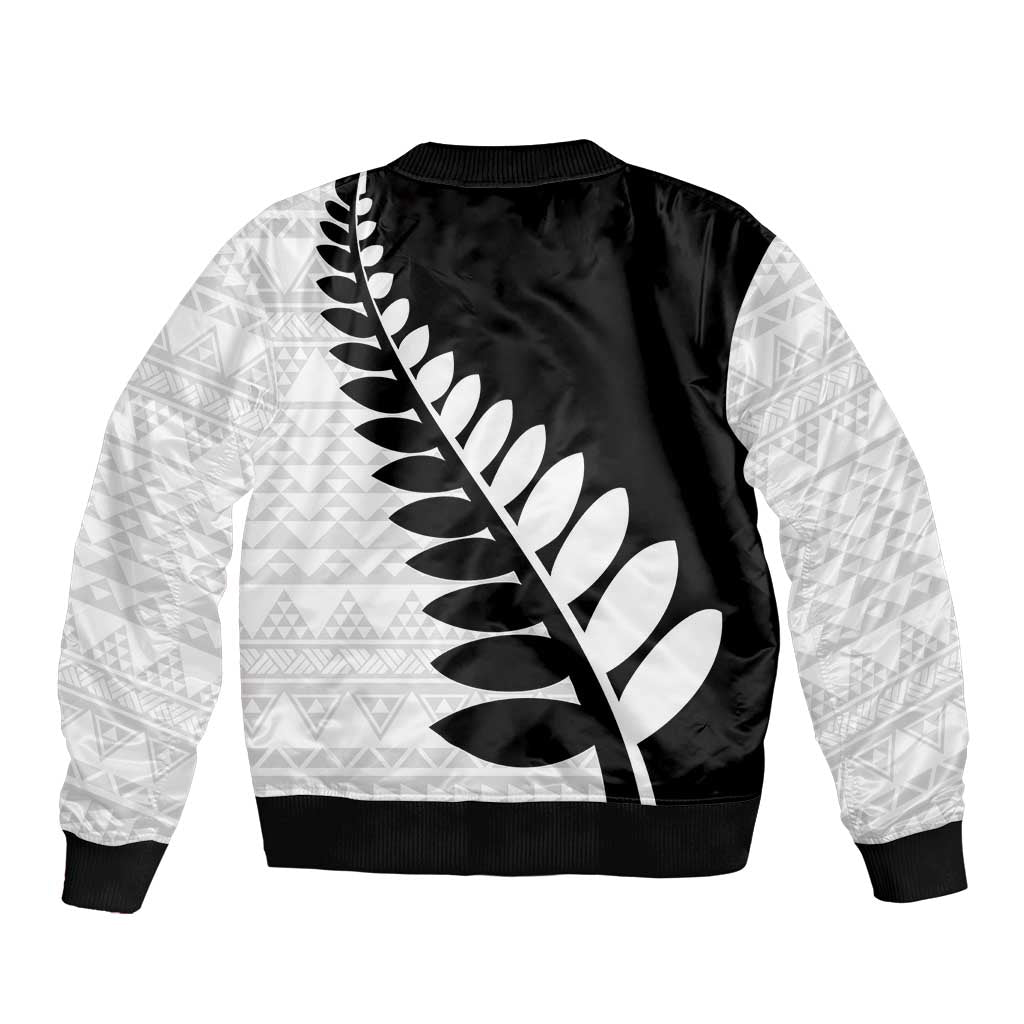 New Zealand Silver Fern Niho Taniwha Bomber Jacket